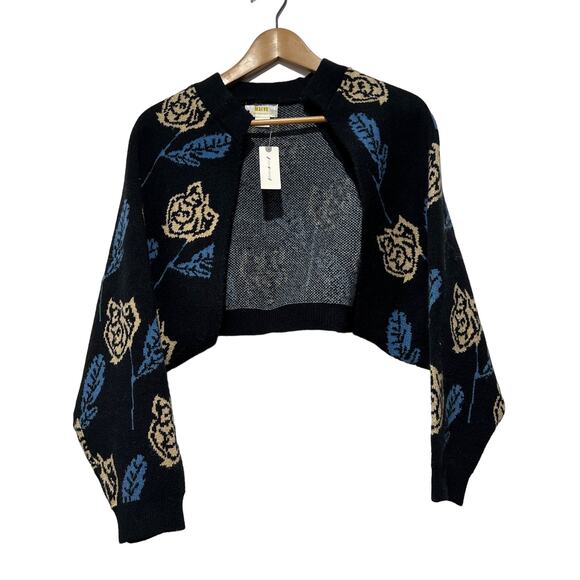 Anthropologie X Maeve Printed Knit Shrug Multicolor One Size NWT - Picture 5 of 10